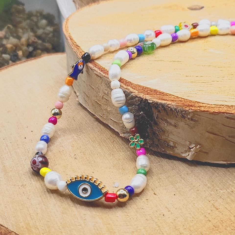 Evil Eye Necklace 28$